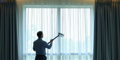 Commercial drapes cleaning service hollywell hotels offices