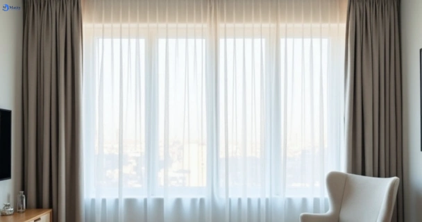 Restored vibrant drapes in hollywell QLD after Matty Curtain Cleaning